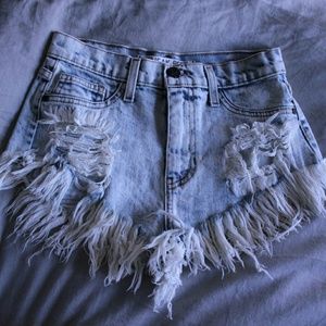 Boho. denim shorts 🌟